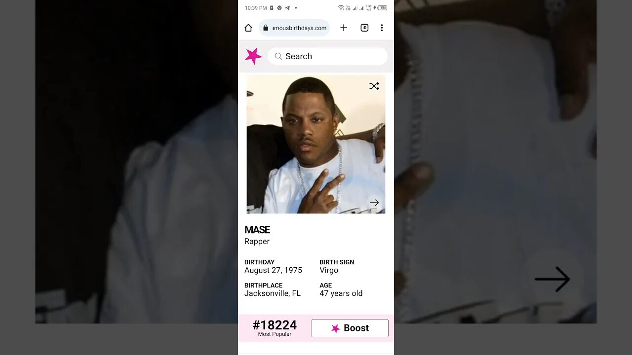 HAPPY 47 BIRTHDAY MASE Rapper