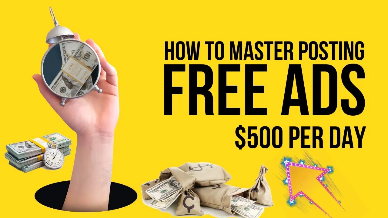 Free Ads To Make $500 Per Day - Learn Exactly How It Works