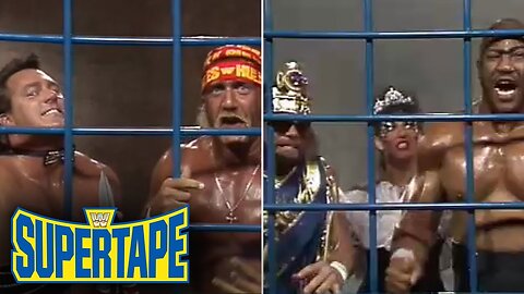 WWF SuperTape – Hogan & Beefcake vs. Savage & Zeus in a Steel Cage - VHS