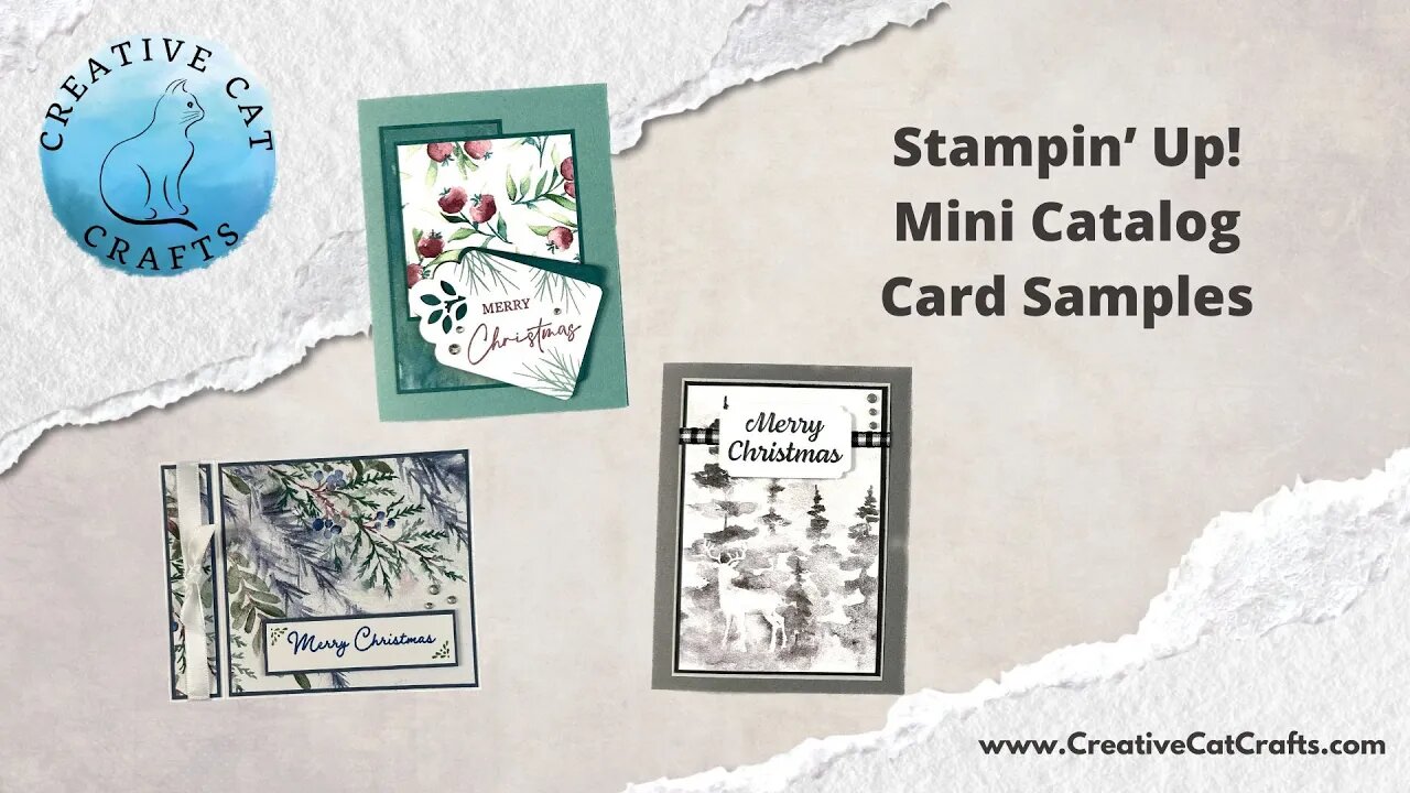 Stampin' Up! Mini Catalog Card Samples