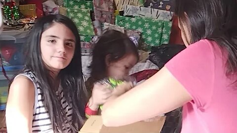 Opening Gifts With Our Children On Christmas Day!