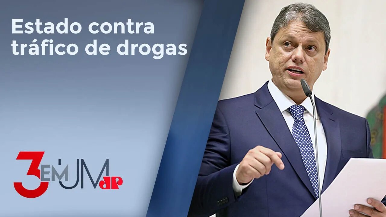 Tarcísio sobre confronto policial com bandidos na Baixada Santista: “Guerra que destrói sociedade”