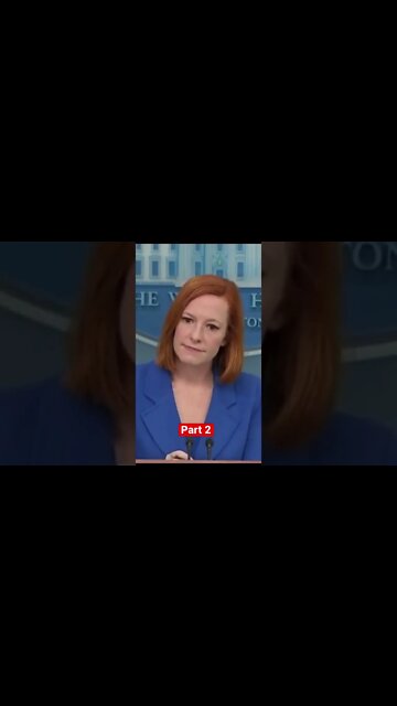 Jen Psaki Gets Snappy When Asked Real Questions Part 2 #shorts