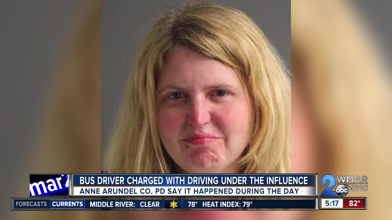 Bus driver charged with driving under the influence