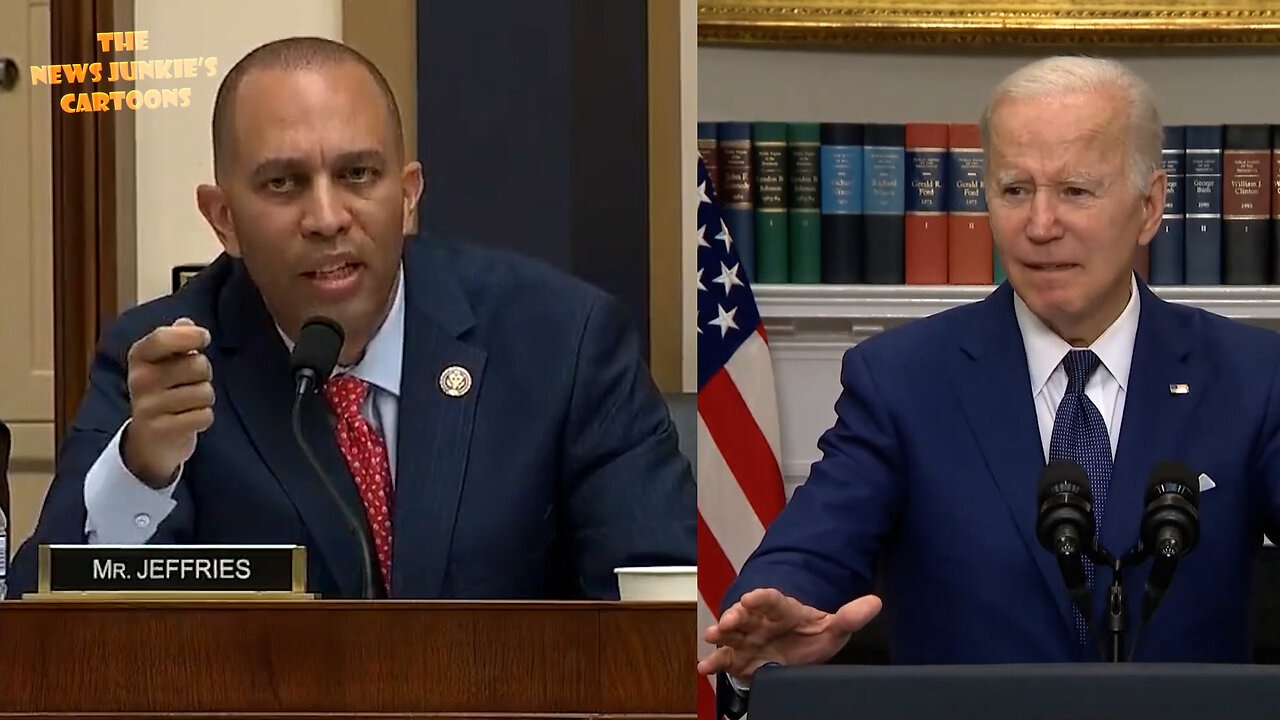 The House Democrat leader candidate & election denier Hakeem Jeffries: "It's a cloud of illegitimacy that continues to hang over" the White House & we need "to try to figure out what the heck happened."
