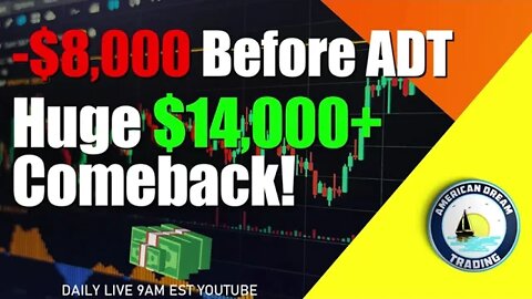 Amazing Negative $8,000 Comeback to +$14,000 Profit Stock Market