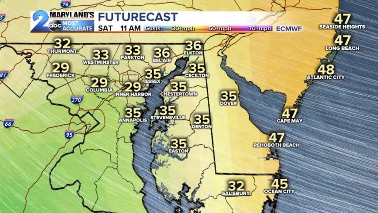 Gusty Winds Continue Through Saturday