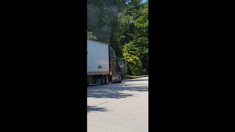 Truck fire