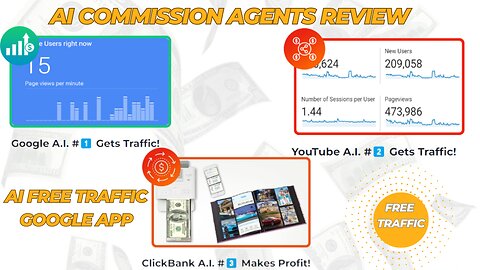 AI Commission Agents Review - Generates UNLIMITED 100% FREE TRAFFIC.. With ZERO Human Intervention