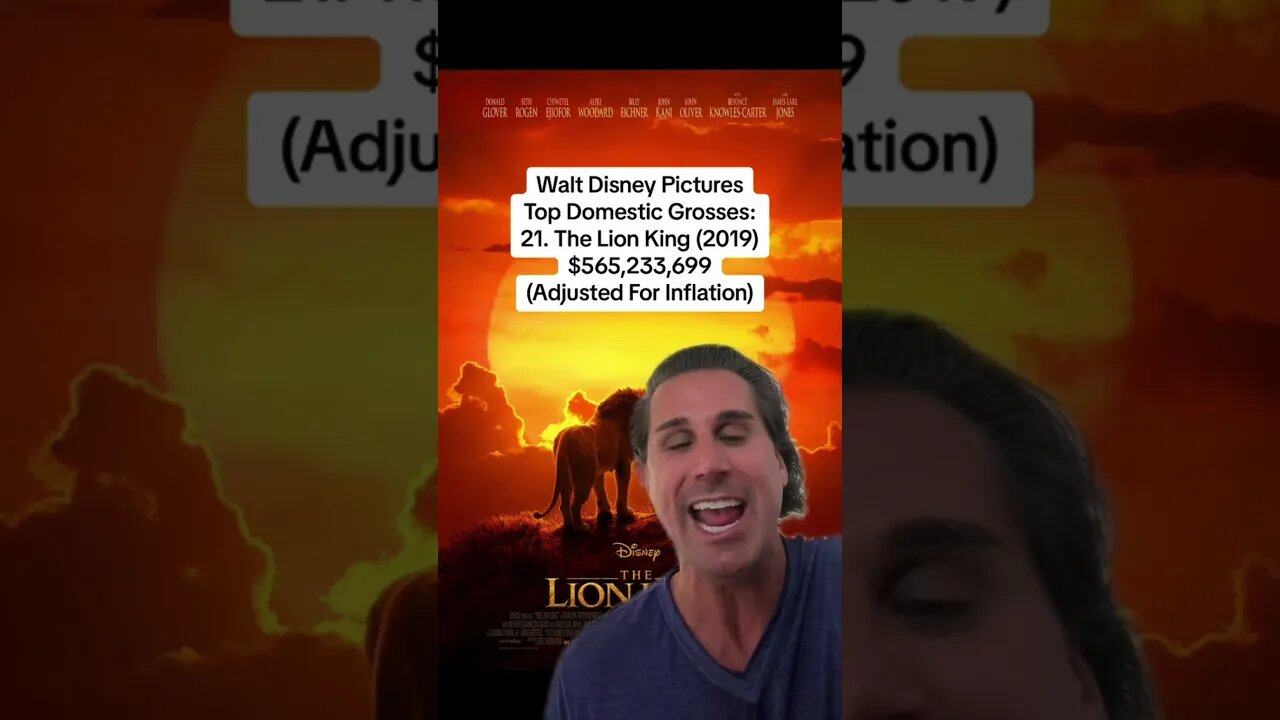 THE LION KING IS A MONEY MACHINE! #shorts
