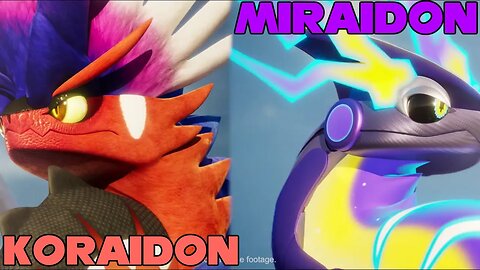 Pokémon Scarlet and Violet Legendaries Revealed! Koraidon and Miraidon!