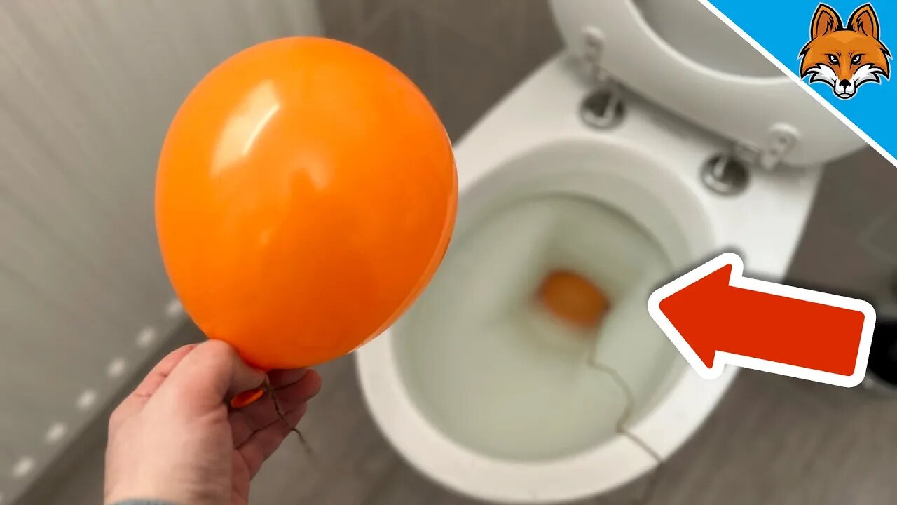 Put a Balloon in your TOILET and WATCH WHAT HAPPENS💥(Surprising)🤯