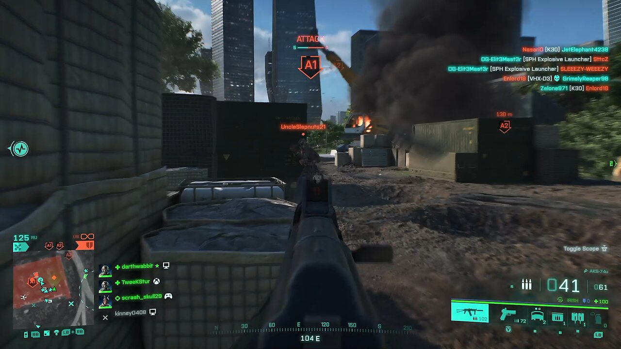 Eyes on the targets