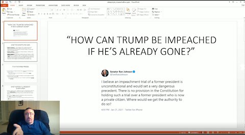 "How Can Trump Be Impeached If He's Already Gone?"