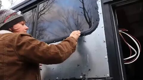 BEAUTIFUL TINY HOME Bus Conversion TIME LAPSE Start to Finish