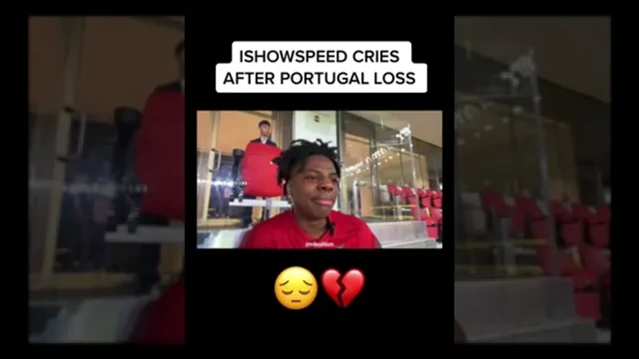ISHOWSPEED CRIES AS PORTUGAL & CRISTIANO RONALDO ARE ELIMINATED ðŸ˜