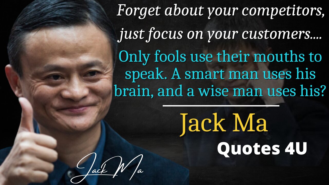 Jack Ma (Chinese business magnate) Quotes you need to Know before 40