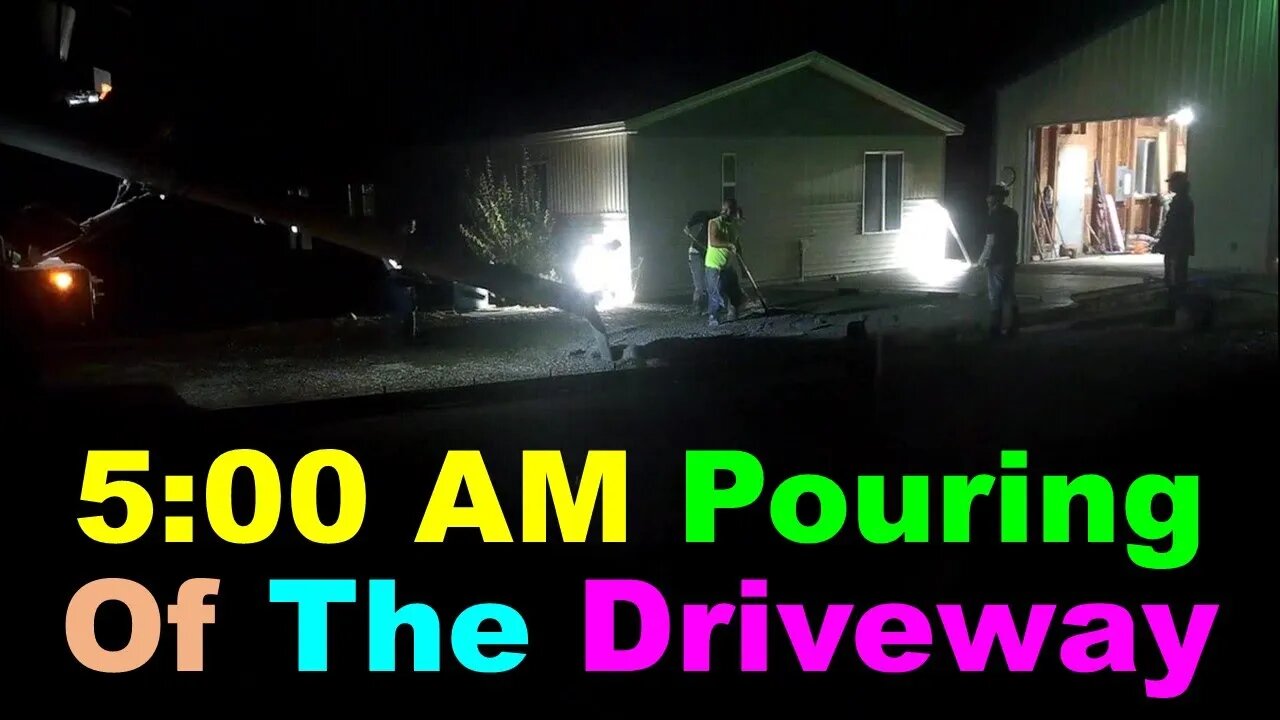 No. 744 – Time Lapse Driveway Concrete Pour