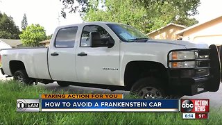 Buyer beware: ‘Frankenstein’ cars built from salvaged vehicles