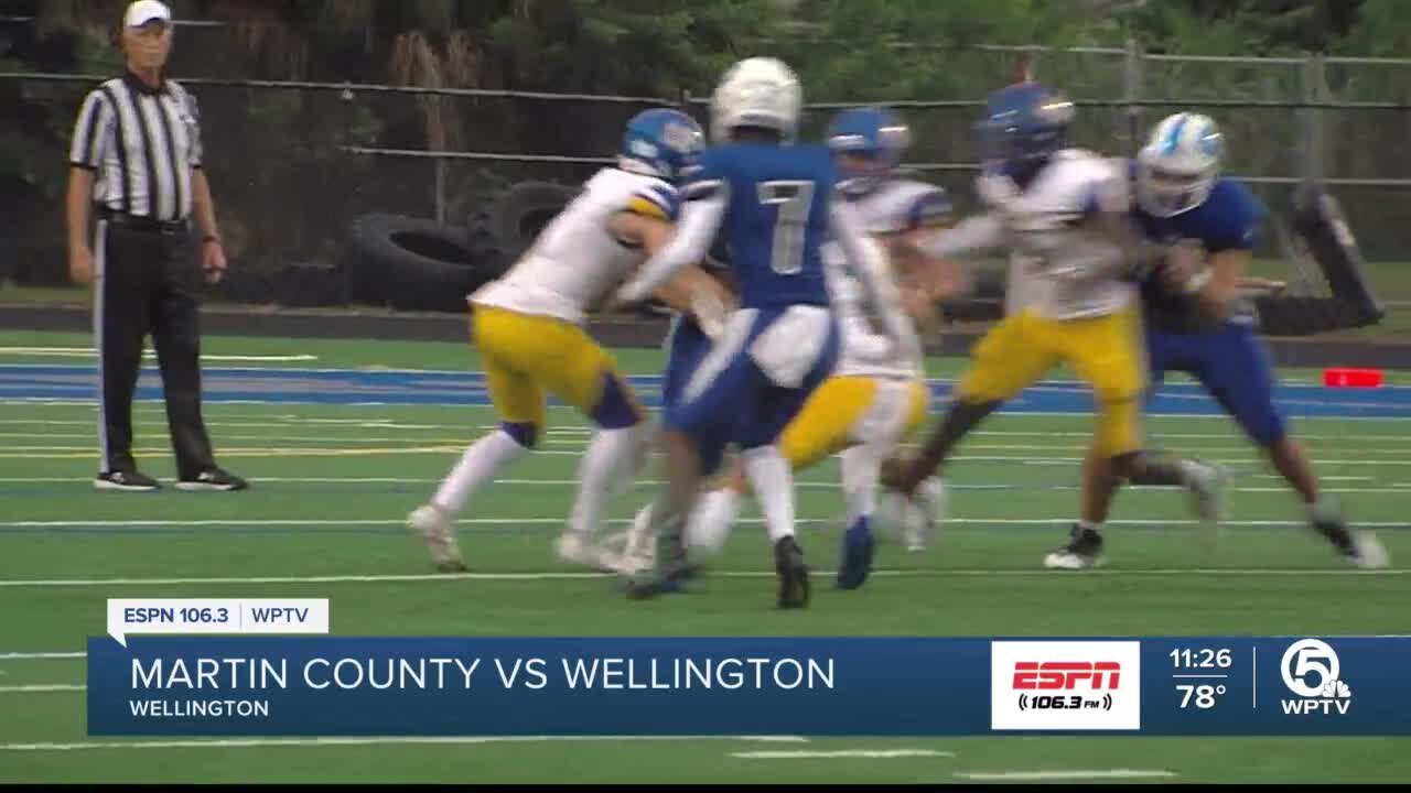 Martin County topples Wellington on the road