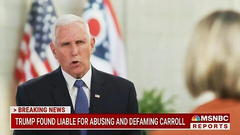 Pence reacts: Trump didn't sexually assault anyone in front of me