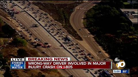 At least one dead in San Diego crash on I-805