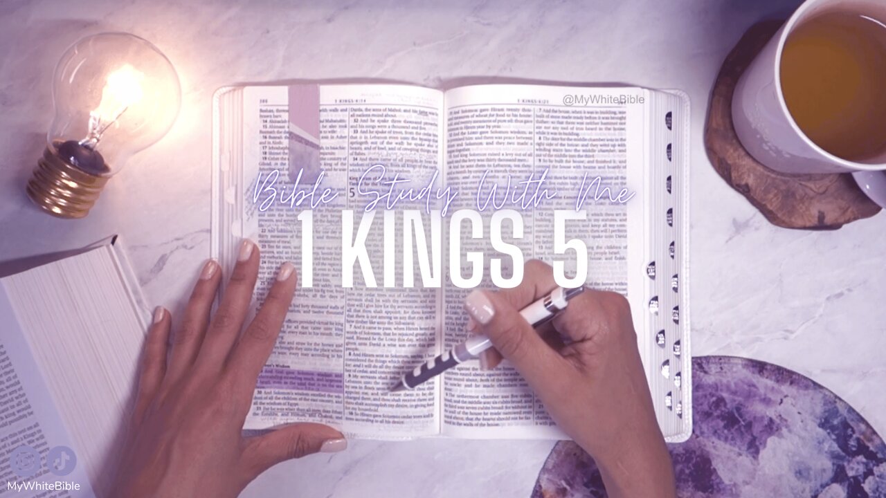 Bible Study Lessons | Bible Study 1 Kings Chapter 5 | Study the Bible With Me