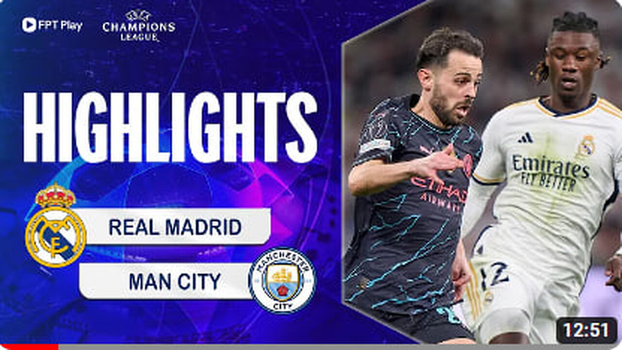 HIGHLIGHTS: REAL MADRID - MAN CITY | TURN UCL 2023/2024