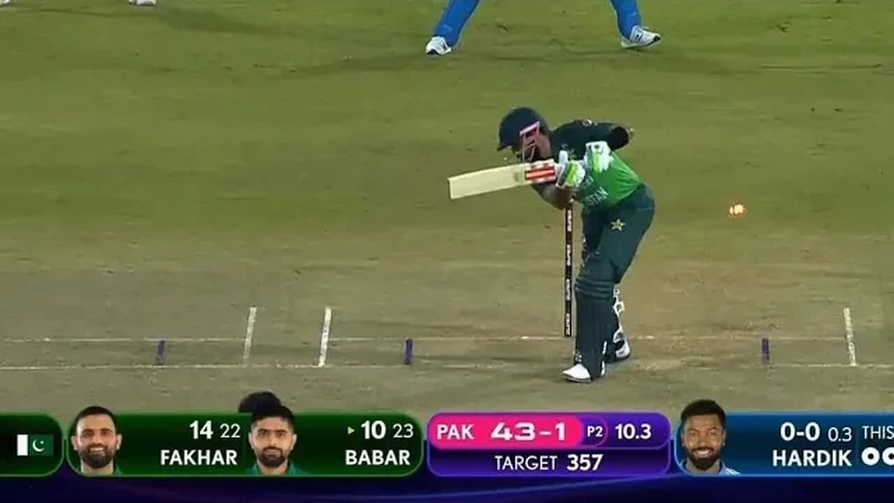 Babar Azam OUT BABAR AZAM WICKET by Hardik Pandya Babar Azam Pakistan vs India Asia Cup 2023 #babar