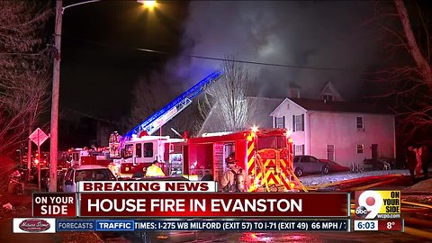 Firefighter hurt, 10 people displaced after Evanston house fire