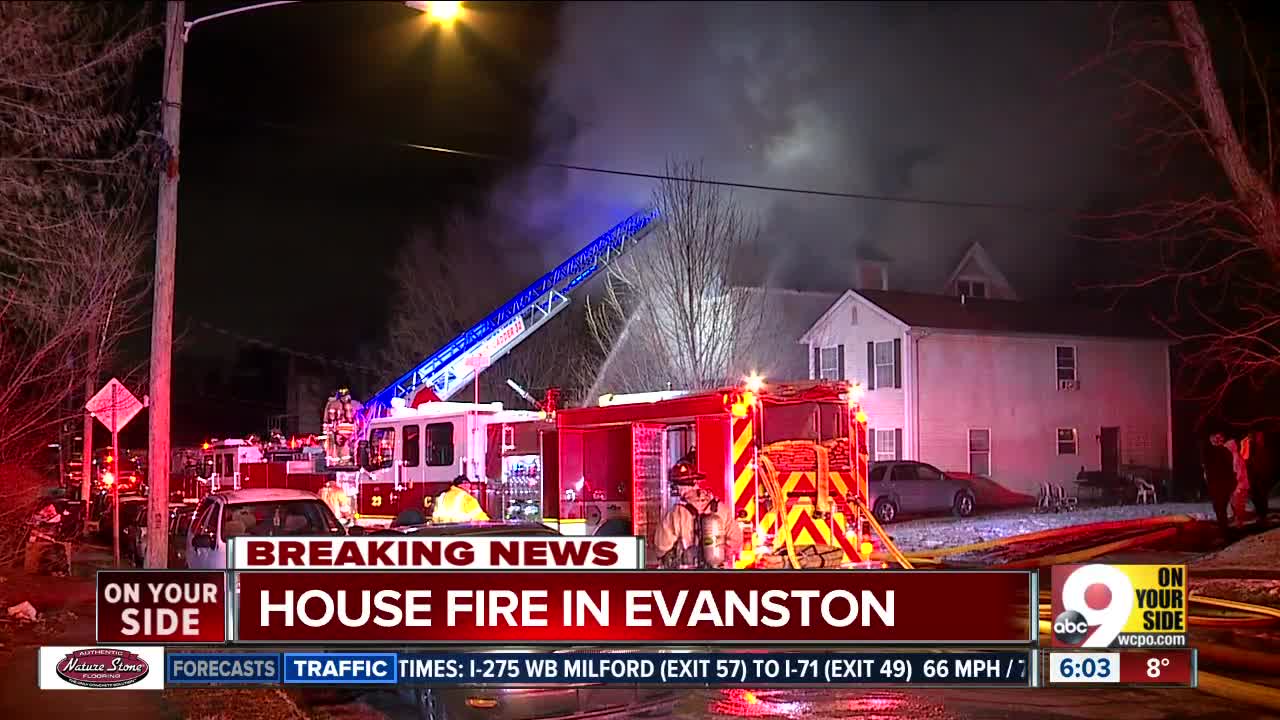Firefighter hurt, 10 people displaced after Evanston house fire