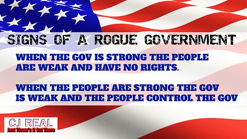 TODAY'S LAWFARE SHOWS SIGNS OF A ROGUE GOVERNMENT - Sound Fixed