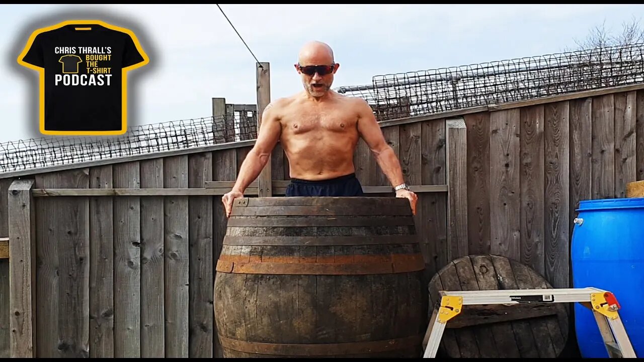 I Turned An Old Whisky Barrel Into A Cold Water Plunge Pool - Wim Hof Style!