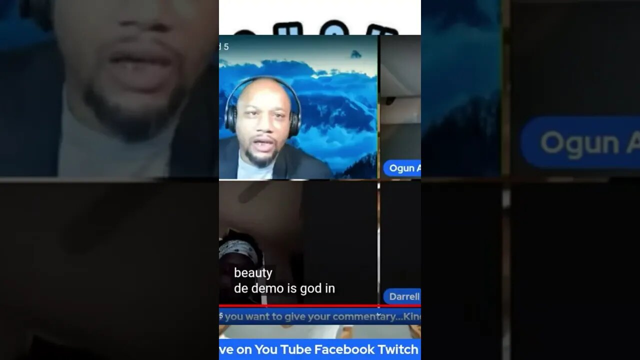 God in a ski mask