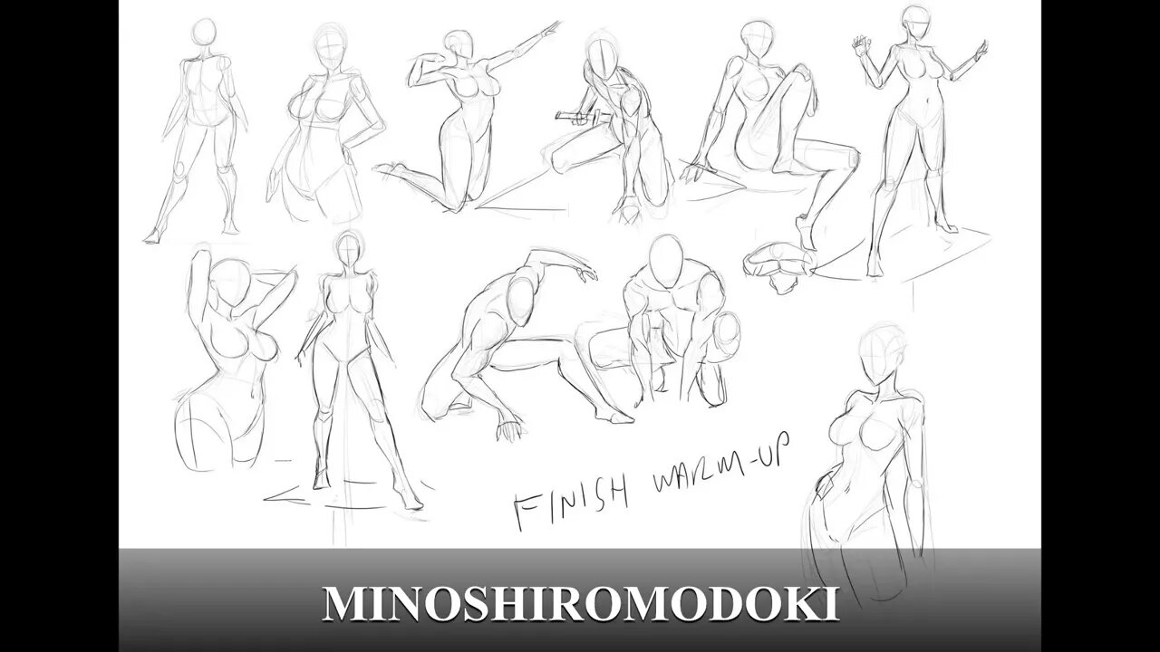 pose time-lapse (sketchy stuff mini) #shorts