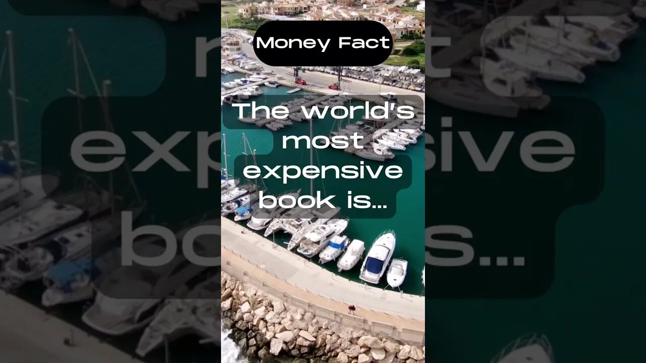 The world’s most expensive book is... #shorts