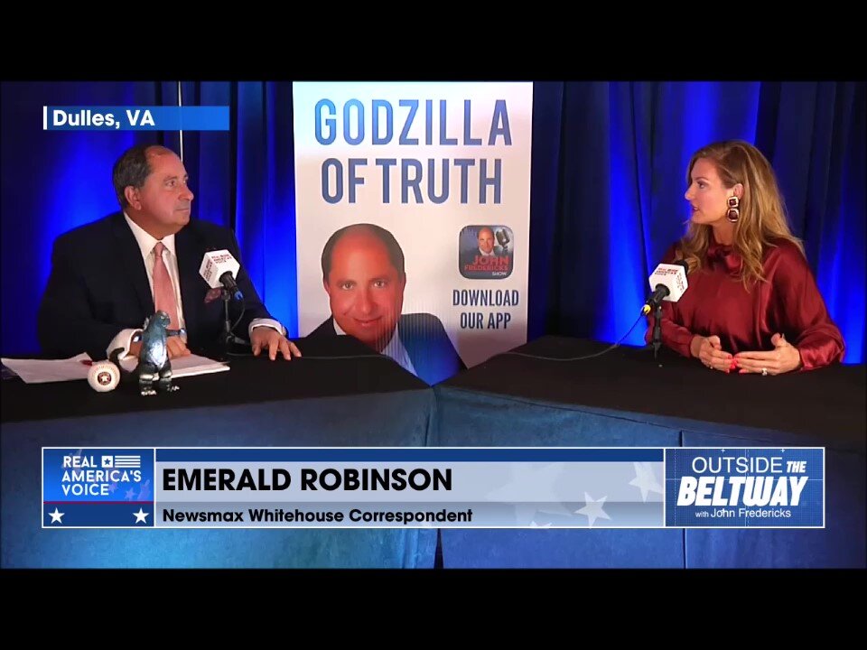 Emerald Robinson Even if Red Wave in VA "Biden Admin Will Not Back Down"