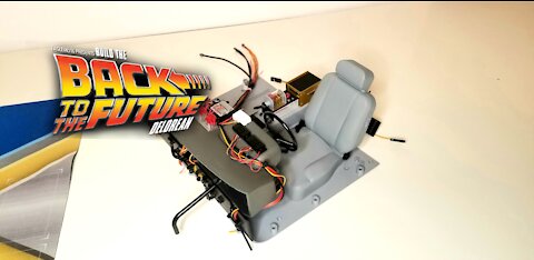 eaglemoss build the delorean issue 50. drivers seat