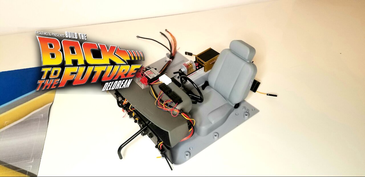 eaglemoss build the delorean issue 50. drivers seat
