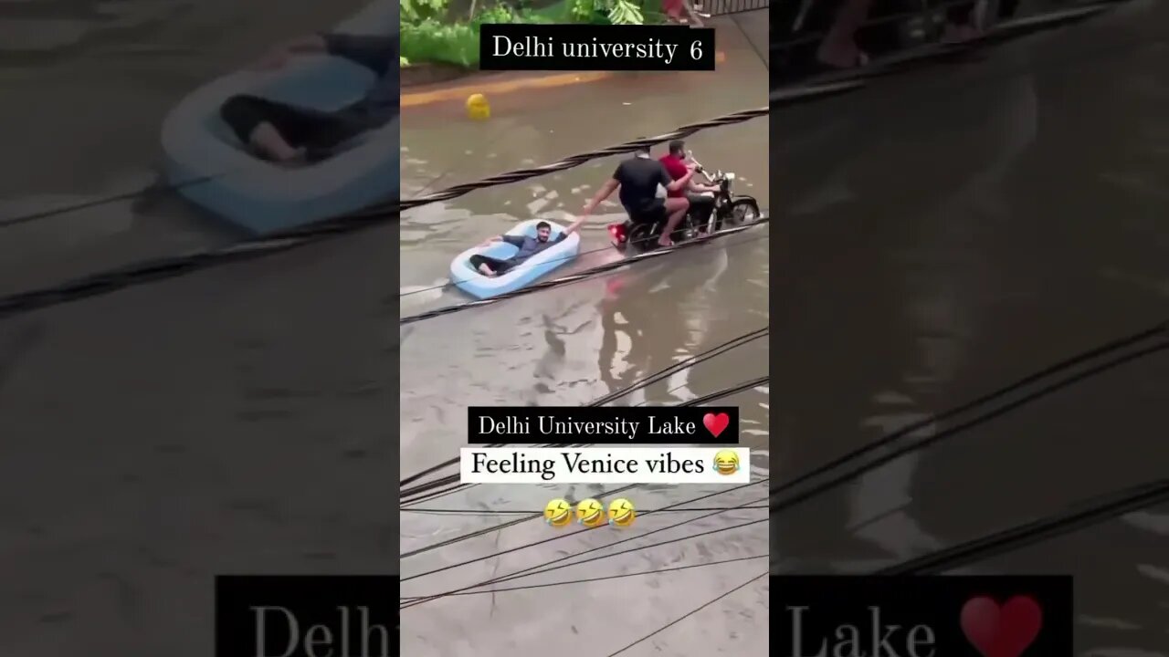 Delhi University Lake #masti #water #funonwater #shorts #viral #delhiuniversity #lake #boating