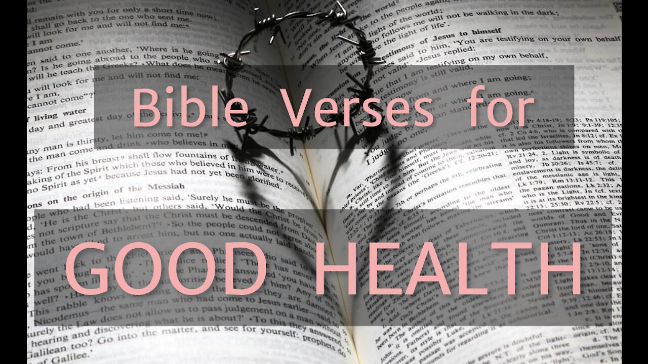 Bible verses for Good Health (Inspirational)// Bible veses for healing