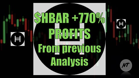 $HBAR +770% profits from previous analysis