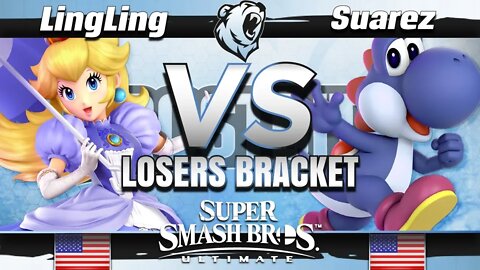 LingLing (Peach) vs. MTS | Suarez (Yoshi) - Ultimate Top 48 - Frostbite 2019