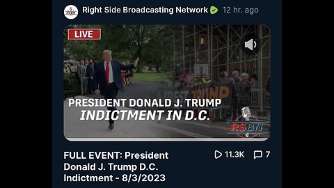 Captioned - video clips of Trump 3rd indictment