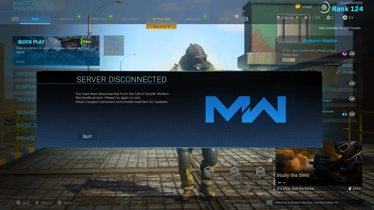 Modern Warfare Servers are BROKEN..