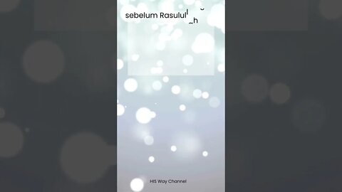 PESAN RASULULLAH SEBELUM MENINGGAL