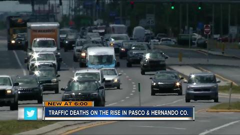 Traffic deaths on the rise in Pasco and Hernando Co.