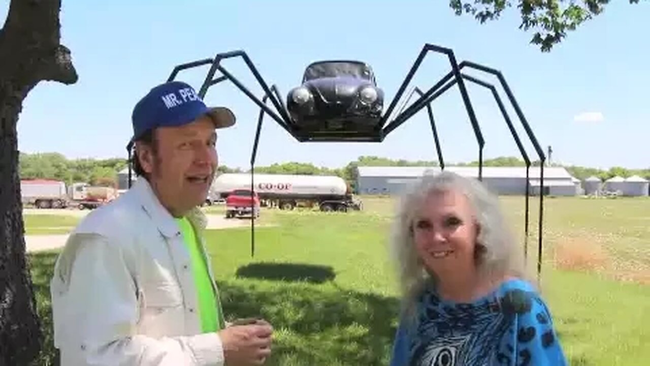 Volkswagen Beetle Spider, Avoca, Ia. Travel USA, Mr. Peacock & Friends, Hidden Treasures