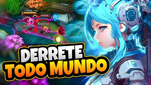 EU NÃO SABIA QUE ELA TAVA TUDO ISSO! DERRETENDO TODO MUNDO! | MOBILE LEGENDS