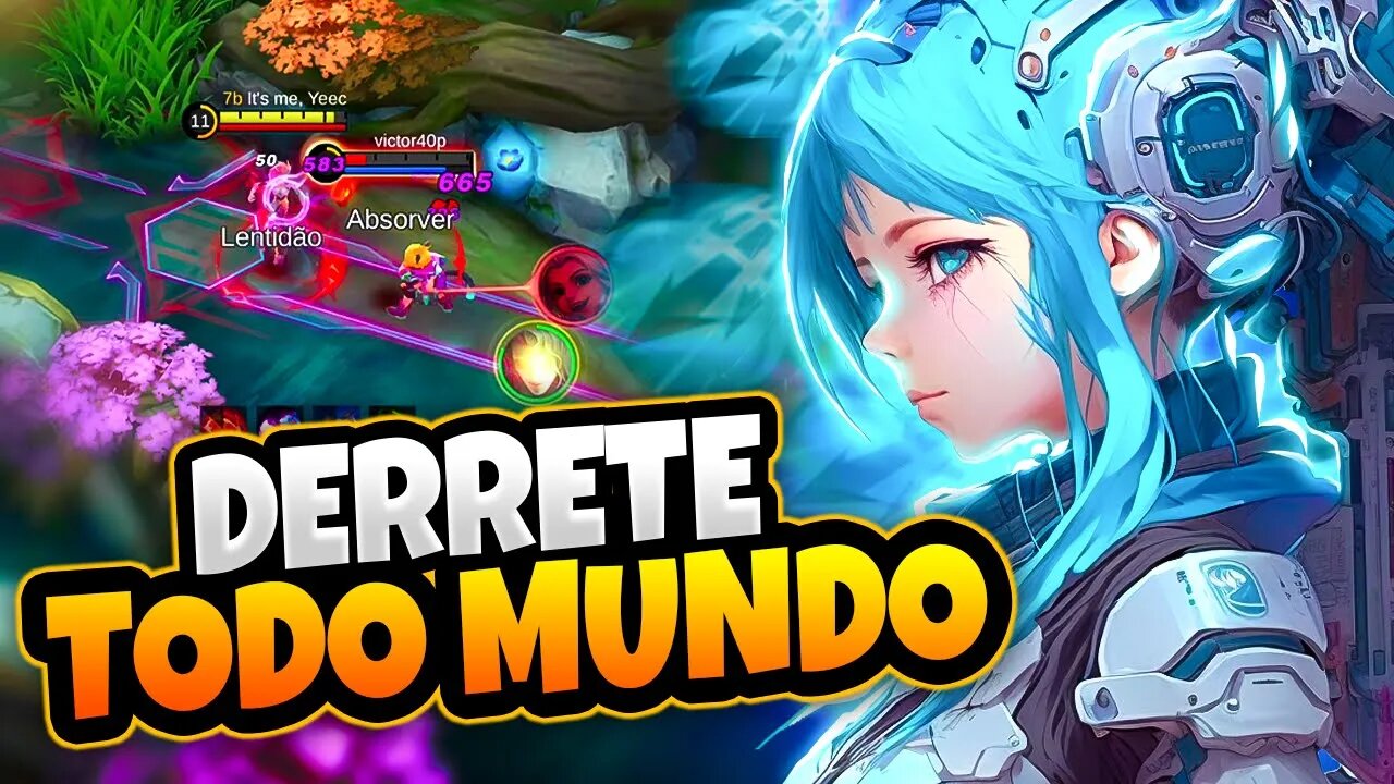 EU NÃO SABIA QUE ELA TAVA TUDO ISSO! DERRETENDO TODO MUNDO! | MOBILE LEGENDS